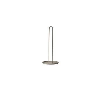Porte-rouleau en acier laqué taupe
