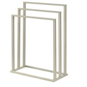 Porte-serviette 3 niveaux en métal, beige