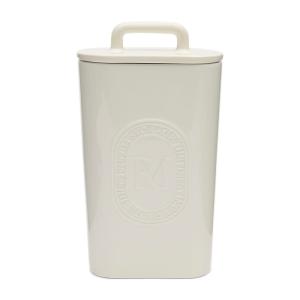 Pot de conservation, porcelaine, L, blanc