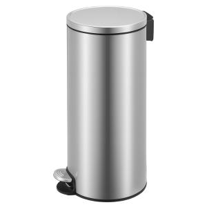 Poubelle de cuisine acier rond seau intérieur amovible 30 l…