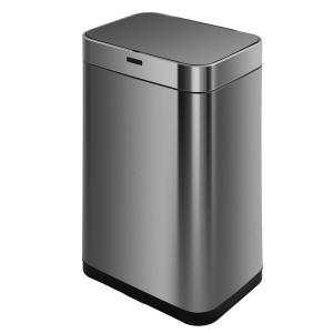 Poubelle de cuisine automatique Acier inoxydable Gris 60 L