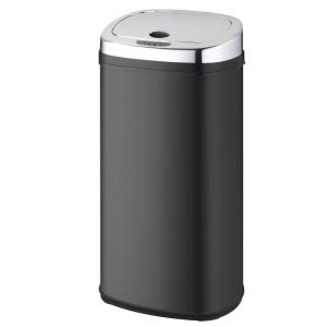 Poubelle de cuisine automatique Acier inoxydable Noir 42L