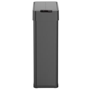 Poubelle de cuisine automatique Acier inoxydable Noir 90L