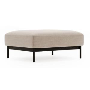 Pouf, beige, 100 x 87 cm