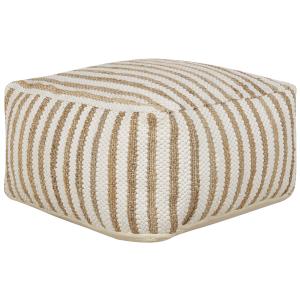 Pouf Beige 60 cm 60 cm