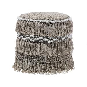 Pouf Beige Coton 44 cm 44 cm