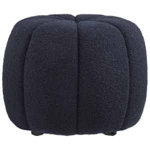 Pouf bleu marine ø48 cm