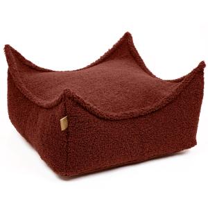 Pouf carré marron pour enfant