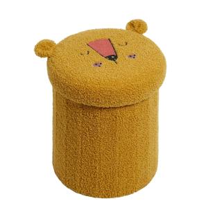 Pouf coffre de rangement enfant LE ROI DE LA JUNGLE