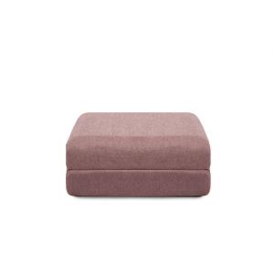 Pouf convertible et modulable 1 place en tissu lisse terrac…