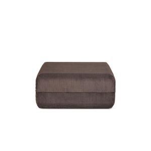 Pouf convertible et modulable 1 place en velours côtelé mar…