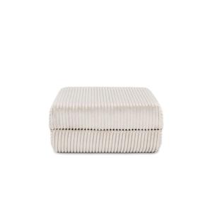 Pouf convertible et modulable 1 place en velours côtelé XL…