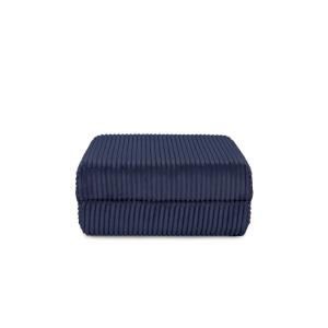 Pouf convertible et modulable 1 place en velours côtelé XL…