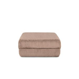 Pouf convertible et modulable 1 place en velours côtelé XL…
