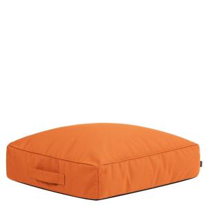 Pouf coussin de sol extérieur en oléfine imperméable orange…