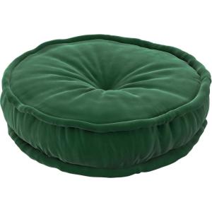 Pouf coussin rond en Sweet Drop Posh Velvet