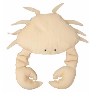 Pouf crabe extérieur flottant déhoussable en tissu effet ra…