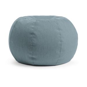 Pouf d'extérieur rond bleu 40x60