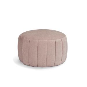 Pouf de décoration en tissu blush
