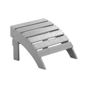 Pouf de jardin gris clair