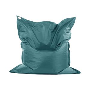 Pouf de sol en polystyrène recyclé 140 x 180 cm Bleu Canard…