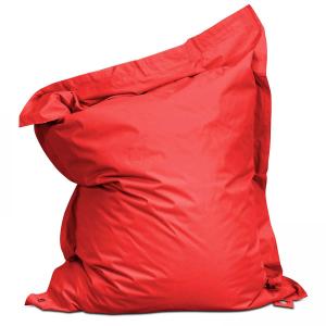 Pouf de terrasse en polyester rouge 180 x 145 cm