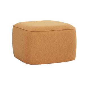 Pouf en acrylique et polyester orange