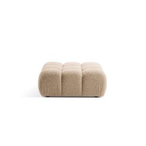 Pouf en bouclé le sable