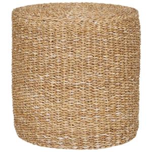Pouf en jonc de mer naturel ø40cm