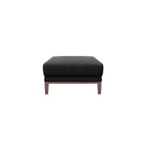 Pouf en polyester anthracite