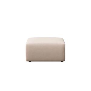 Pouf en polyester beige