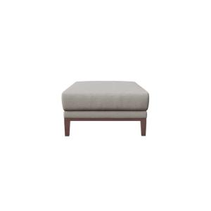 Pouf en polyester gris clair