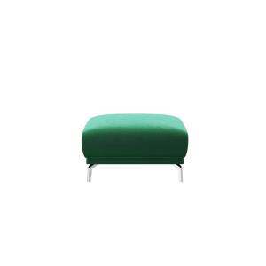 Pouf en polyester vert foncé