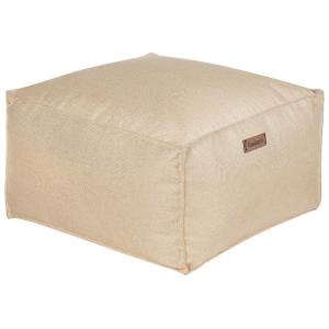 Pouf en tissu blanc 50x30cm
