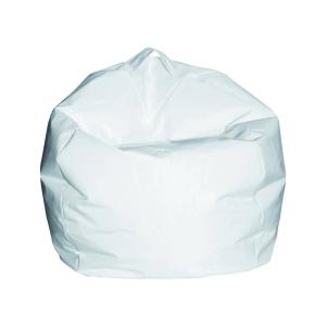 Pouf en Tissu Blanc 65x65x50h cm