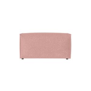 Pouf en tissu bouclette - Rose