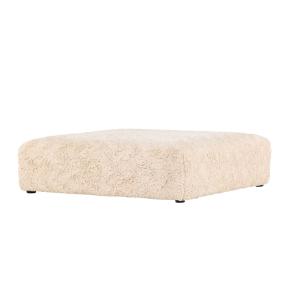 Pouf en tissu doux frankie 100 x 100 x 30 cm