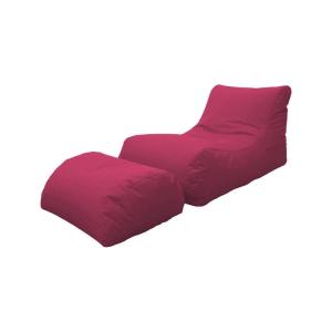 Pouf en Tissu Rose Fuchsia 120x80x60h cm