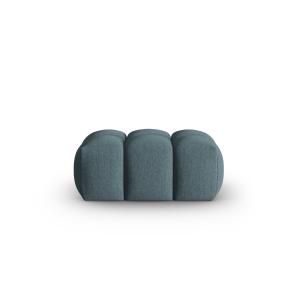 Pouf en tissu structurel bleu clair