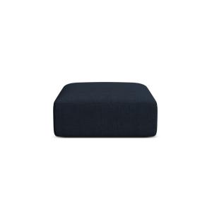 Pouf en tissu structurel bleu roi