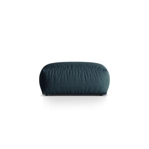 Pouf en tissu structurel blue jeans