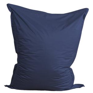 Pouf extérieur imperméable déhoussable anti-UV bleu 140 x 1…