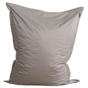 Pouf extérieur imperméable déhoussable anti-UV gris c. 140x…