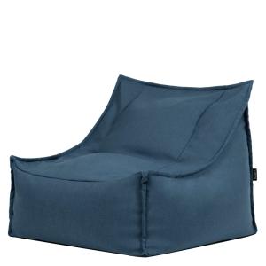Pouf fauteuil d'extérieur en oléfine imperméable bleu jeans…