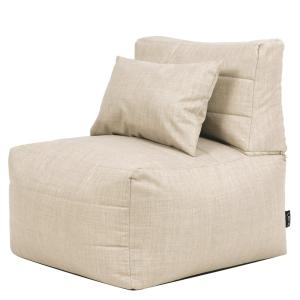 Pouf fauteuil modulaire en tissu tissé intérieur et extérie…