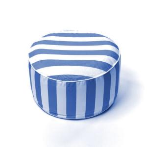 Pouf gonflable  50x25 cm Bleu