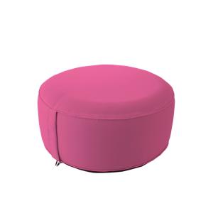 Pouf gonflable fuschia 55x25cm