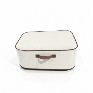 Pouf gonflable numa en olefin couleur blanc cassé 95x75x35…