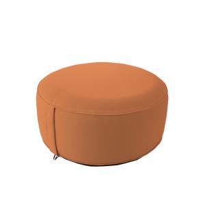 Pouf gonflable orange 55x25cm