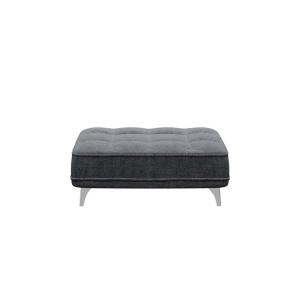 Pouf gris foncé L84